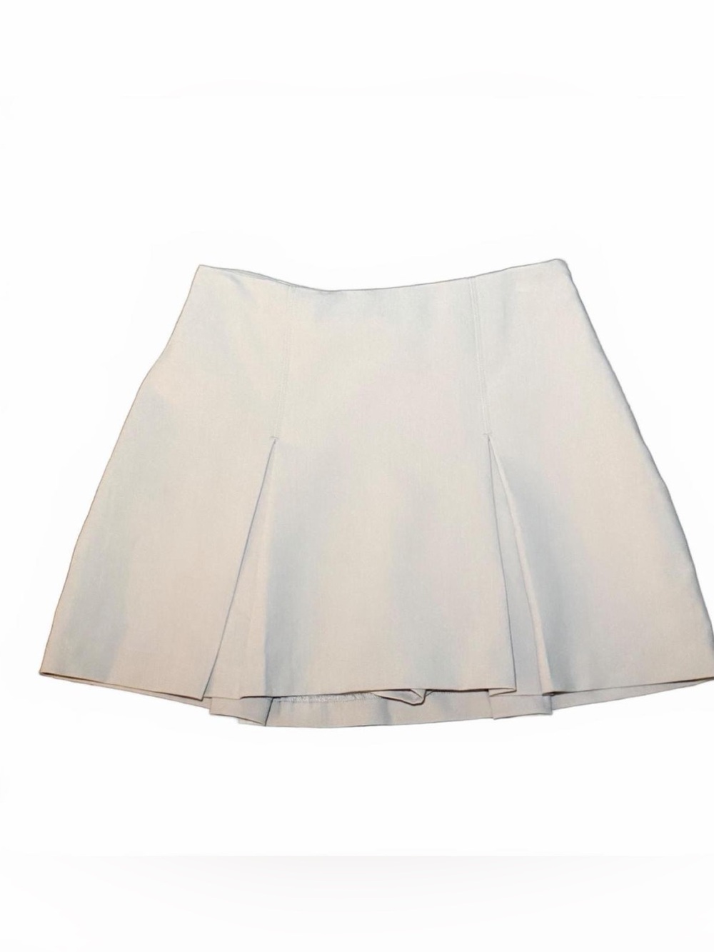 Abercrombie and Fitch khaki Pleated A-Line Skirt